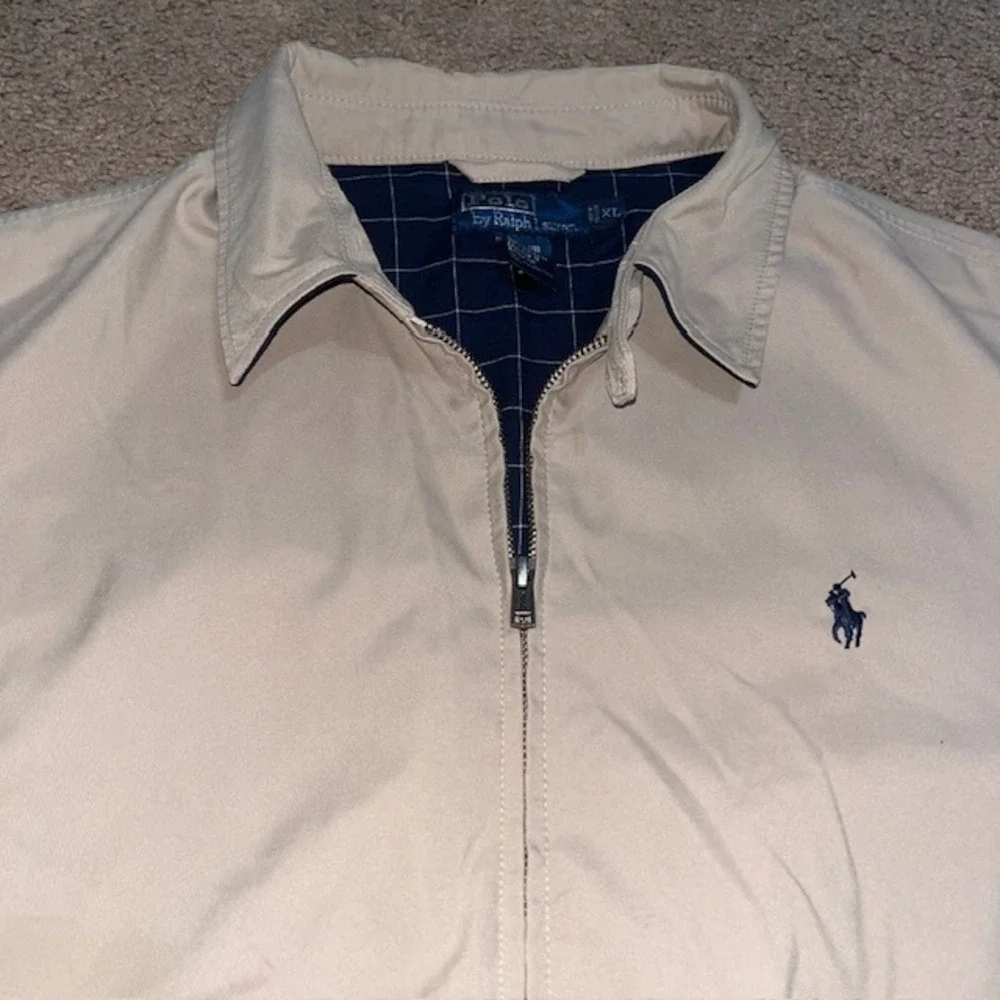 Polo Ralph Lauren Bi-Swing Jacket Collared Full Zip‎ Khaki XL